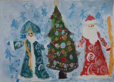 «Рисуем Новый год»: завершается приём работ от юных художников Хакасии