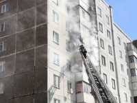 Пожар случился в абаканской пятиэтажке