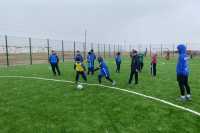 Футбольное поле появилось в аале Алтайского района
