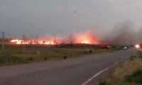 В Хакасии произошло крупное возгорание на свалке