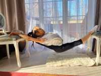 Хакасские гимнастки тренируются онлайн