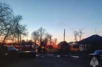 В Хакасии от вспышки газа загорелся дом и пострадал мужчина