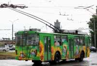 Троллейбусы в Абакане нарушают расписание из-за луж