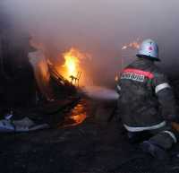 В Черногорске загорелись грузовики