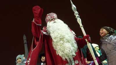 Дед Мороз отправился в путешествие по России