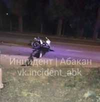 В Абакане машина снова при повороте сбила мотоциклиста