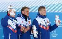 Российские лыжники заняли весь пьедестал в гонке преследования на Универсиаде