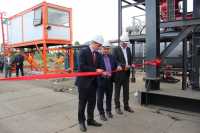 Новый асфальтобетонный завод открыли в Таштыпе