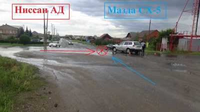 В Хакасии не разъехались две автоледи