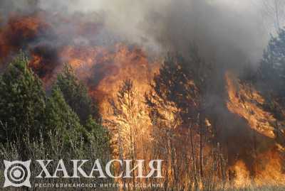 Рядом с Хакасией не могут потушить горящие леса