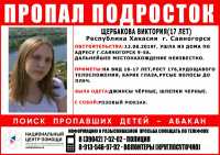 В Саяногорске разыскивают девушку
