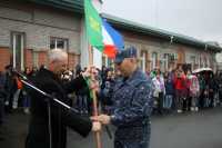 Сводный отряд полиции Хакасии торжественно проводили в служебную командировку на Северный Кавказ