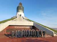 Глава Хакасии посетил строящийся мемориальный комплекс героям-сибирякам