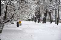 Снег будет идти в Абакане почти сутки
