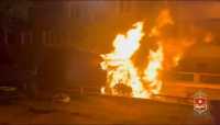 Устроил огненное шоу: в Хакасии задержан поджигатель автомобиля Lexus