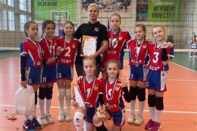 Юные волейболистки из Хакасии успешно выступили на турнире в Зеленогорске