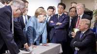 Захарова прокомментировала рассмешившее соцсети фото с G7