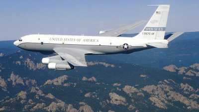 Американский военный самолет пролетел над территорией России