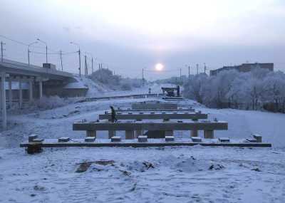 Реконструируемый путепровод на дороге Абакан-Саяногорск откроют в декабре