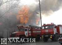 Холодильники и торговое оборудование сгорели в Хакасии