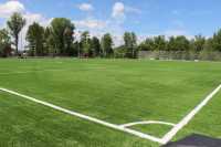 В Абакане завершается строительство футбольного поля