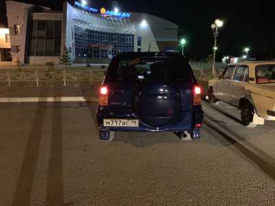 В Абакане белая Toyota скрылась с места ДТП