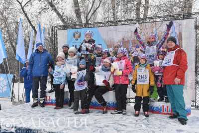 В Абакане прошла Всероссийская гонка «Лыжня России»