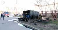 В Хакасии горел мусор на площадке