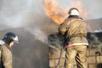 В Хакасии сгорели две бани