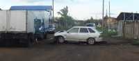 В Хакасии пьяный парень за рулем Lada протаранил ЗИЛ
