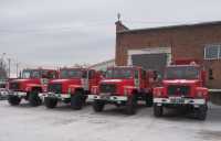 В Хакасию поступило четыре новых пожарных машины