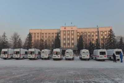 В Хакасию поступила очередная партия машин скорой помощи