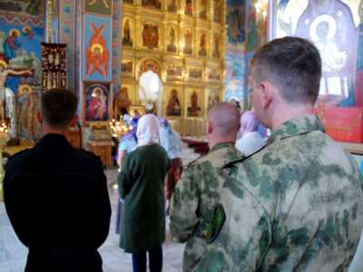 В Хакасии росгвардейцы отметили День крещения Руси