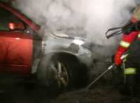 В Хакасии сгорели две машины