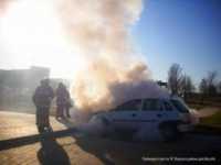 В Хакасии не уберегли автомобиль от огня